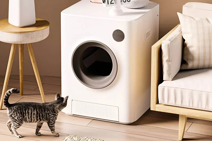 mess free cat litter box